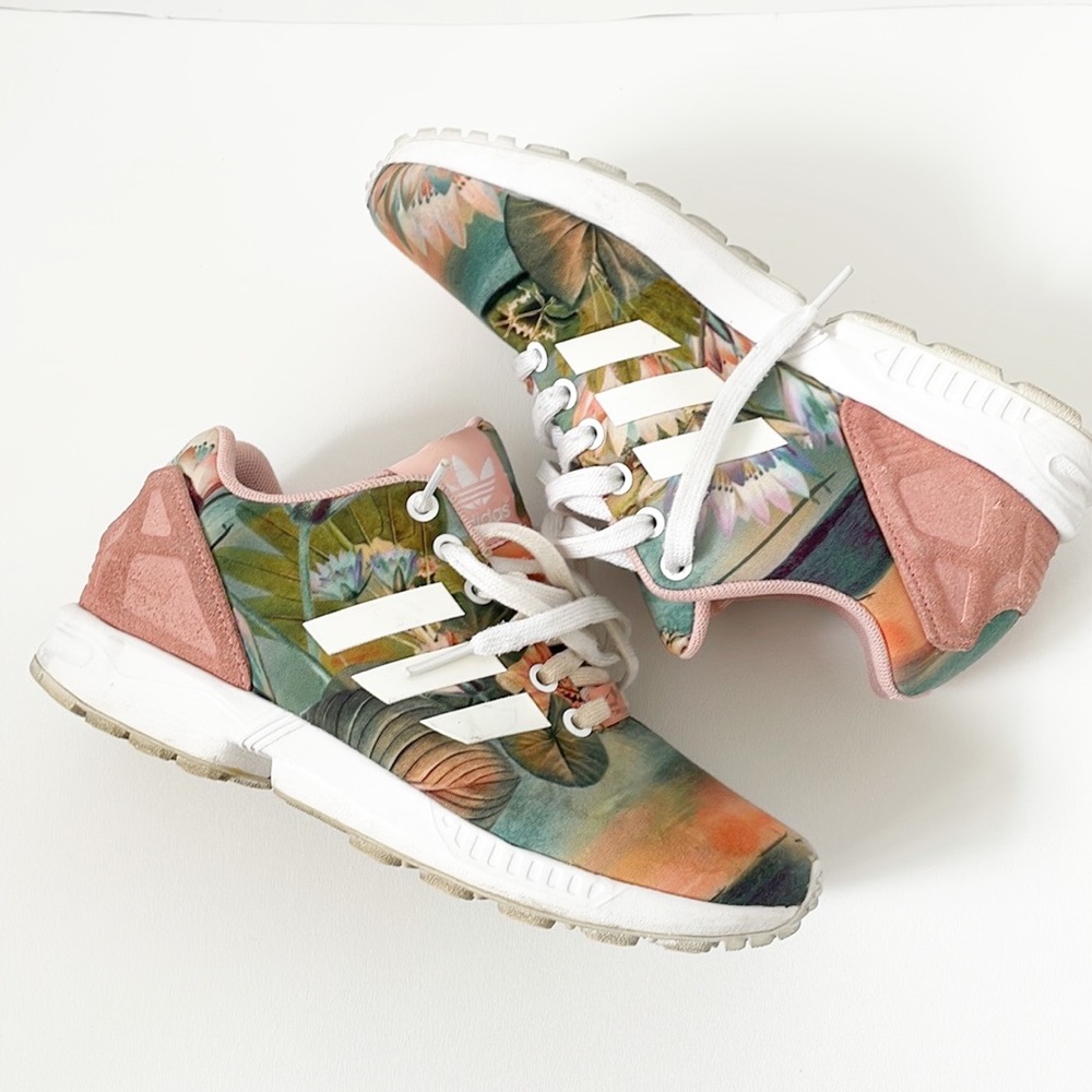 adidas ZX Flux Farm Curso d’Agua  Tropical Print Sneakers